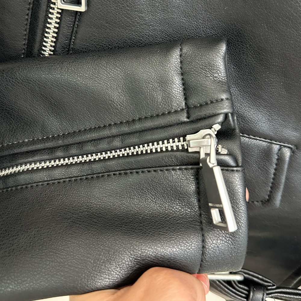 Rebecca Minkoff Faux leather Moto Jacket - Picture 4 of 9